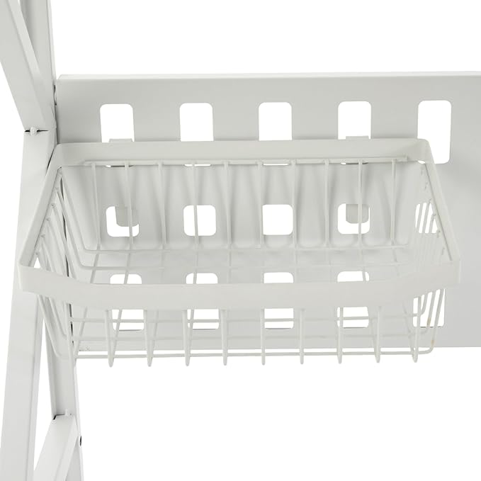 Over The Sink Dish Drying Rack, Kitchen Dish Rack, Large Capacity Dish Drying Rack for Home, Kitchen,33.46 "L x 10.83 "W x 30.71" H, White