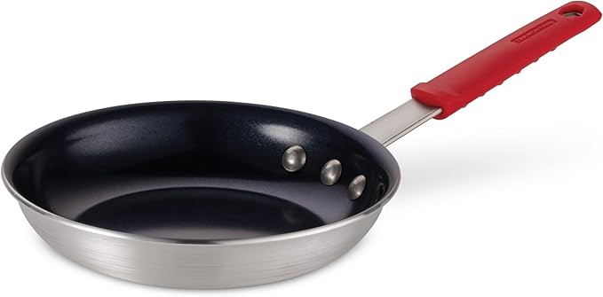 Tramontina Professional 8-Inch Ceramic Non Stick Small Frying Pan, Heavy-Gauge Aluminum Skillet with Ceramic Nonstick Coating, Dishwasher and Oven Safe, Black