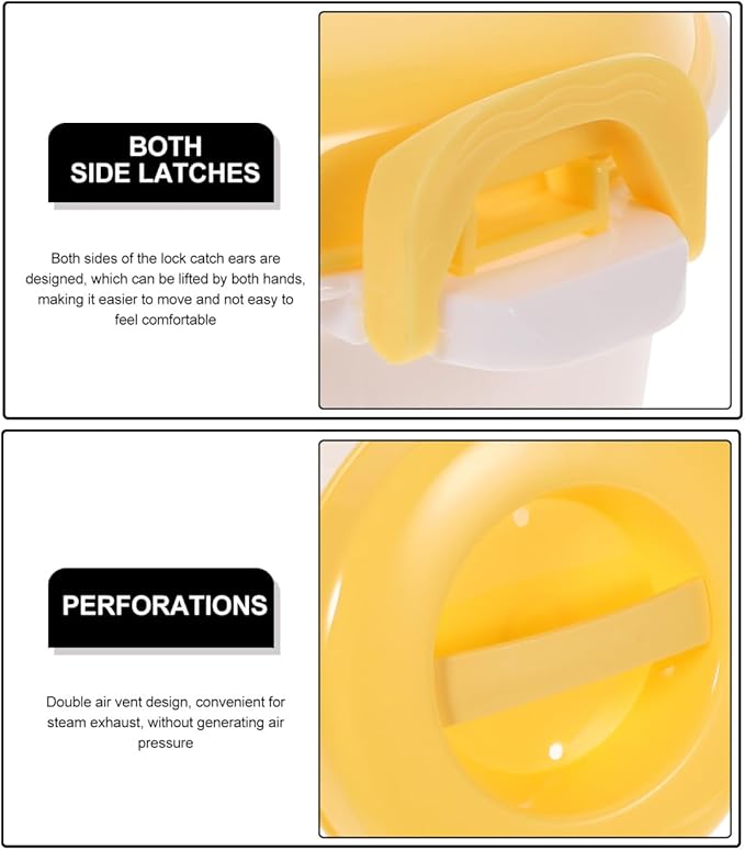 Microwave Rice Cooker 4 Cup Capacity Multifunctional Plastic Steamer for Rice Vegetables Noodles Safe Food Grade Material