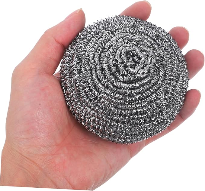 Veemoon Stainless Steel Scrubbers for Cleaning Dishes 20pcs Set Pan Scrubber Brush