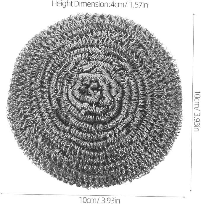 Veemoon Stainless Steel Scrubbers for Cleaning Dishes 20pcs Set Pan Scrubber Brush