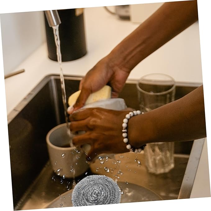 20pcs Stainless Steel Scrubber Pot Scrubbers for Kitchen for Cleaning Dishes