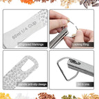 Smithcraft Measuring Cups and Spoons Set, 16 Piece Measuring Cup Set, 18/8 Stainless Steel Measuring Cups Spoons, Measure Cups & Measuring Spoons & Leveler & Measure Equivalents for Baking and Kitchen